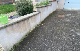 Nettoyage muret réalisé à Bellegarde-sur-Valserine (01200)