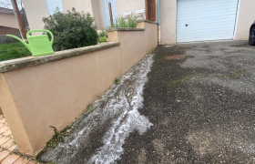 Nettoyage muret réalisé à Bellegarde-sur-Valserine (01200)