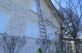 Remise en peinture d'une boiserie 